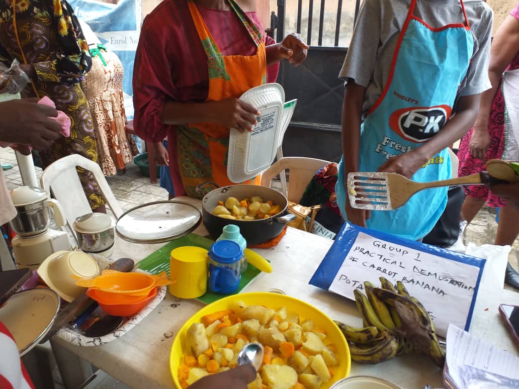 Food and nutrition practical session